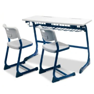 Dual Seater Desk Wire Storage & Cantilever Frame - LF 0429